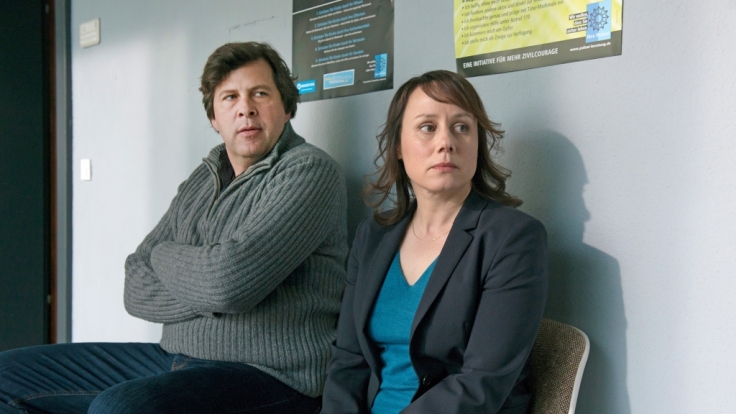 Eva Löbau (r) und Hans-Jochen Wagner (l) sind das neue Ermittlerteam im Schwarzwald-