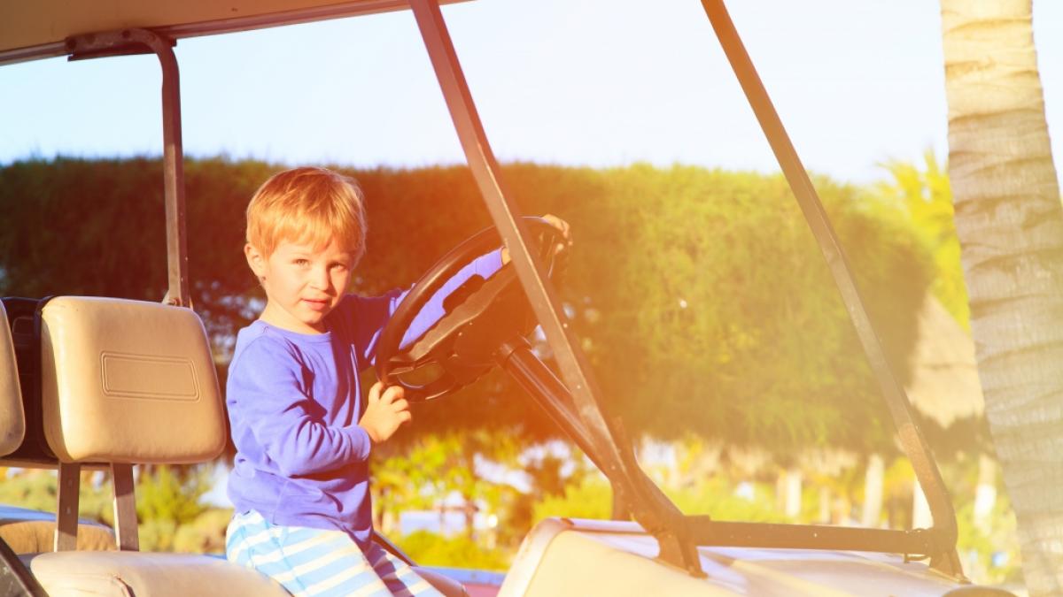 Bei einer Spitztour mit einem Golf-Buggy hat ein Dreij&auml;hriger in Florida seinen siebenj&auml;hrigen Bruder t&ouml;dlich verletzt (Symbolfoto). (Foto)