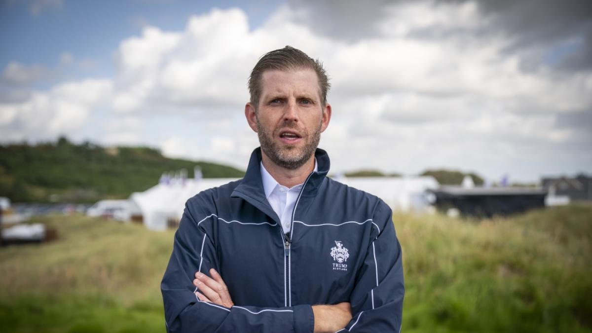 Pr&auml;sidentensohn Eric Trump sorgt mit Interview-Aussagen f&uuml;r Emp&ouml;rung in den sozialen Medien. (Foto)