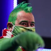 Der amtierende Darts-Weltmeister Peter 