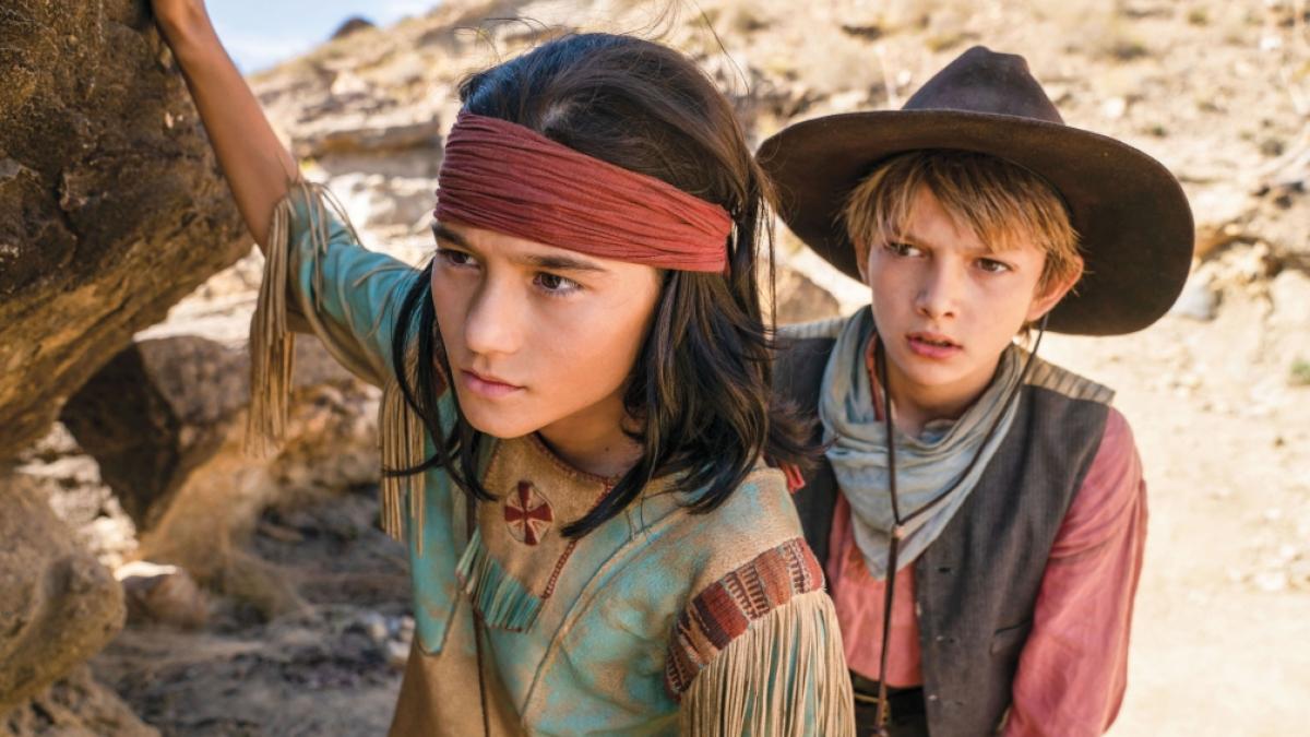 Eine Szene aus dem Film&nbsp;"Der junge H&auml;uptling Winnetou", der seit dem 11. August 2011 in den deutschen Kinos l&auml;uft. (Foto)