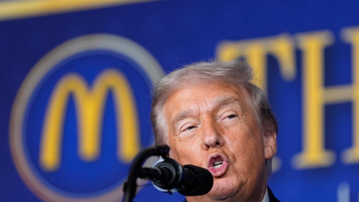 Donald Trump beim&nbsp;McDonald's Impact Summit in Washington (Foto)