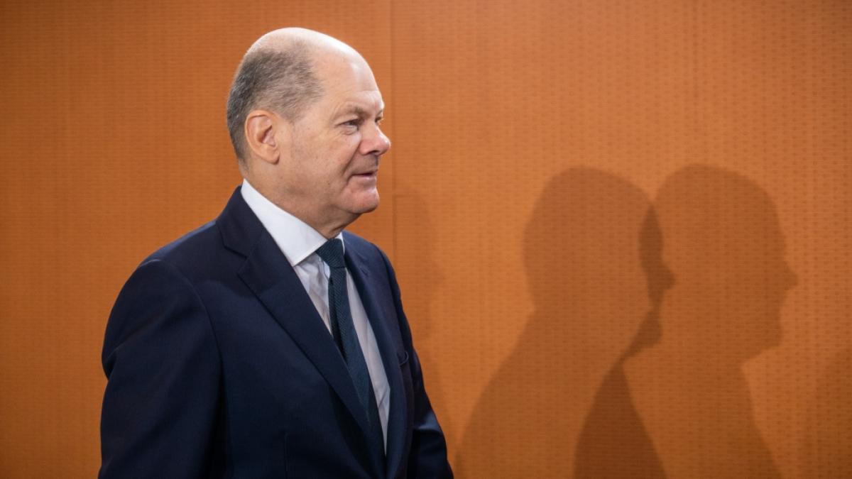 F&uuml;r sein Z&ouml;gern in der Debatte um Panzerlieferungen in die Ukraine ist Olaf Scholz von russischen Propagandisten gefeiert worden- (Foto)