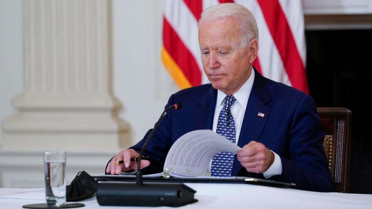 Joe Biden schockierte die US-B&uuml;rger mit einem neuen Demenz-Auftritt. (Foto)