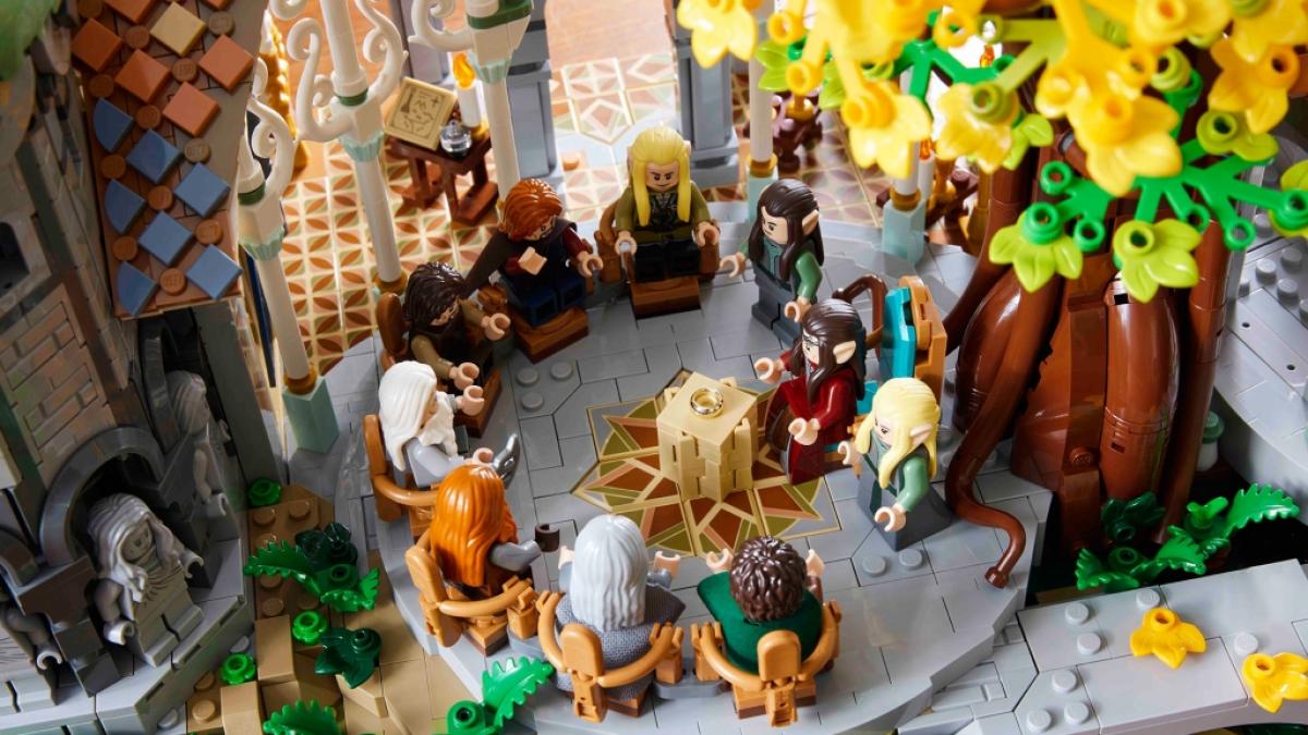 Das angek&uuml;ndigte "Herr Der Ringe"-Legoset entf&uuml;hrt Lego-Fans nach Mittelerde. (Foto)