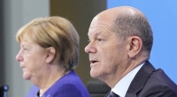 Angela Merkel und Olaf Scholz berieten am Dienstag beim Corona-Gipfel über das weitere Vorgehen in der Corona-Krise.