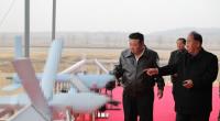 Kim Jong-un inspiziert neue, angeblich von Nordkorea entwickelte, Kamikaze-Kampfdrohnen.