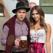 Ann-Kathrin Brömmel an der Seite ihres Liebsten Mario Götze.