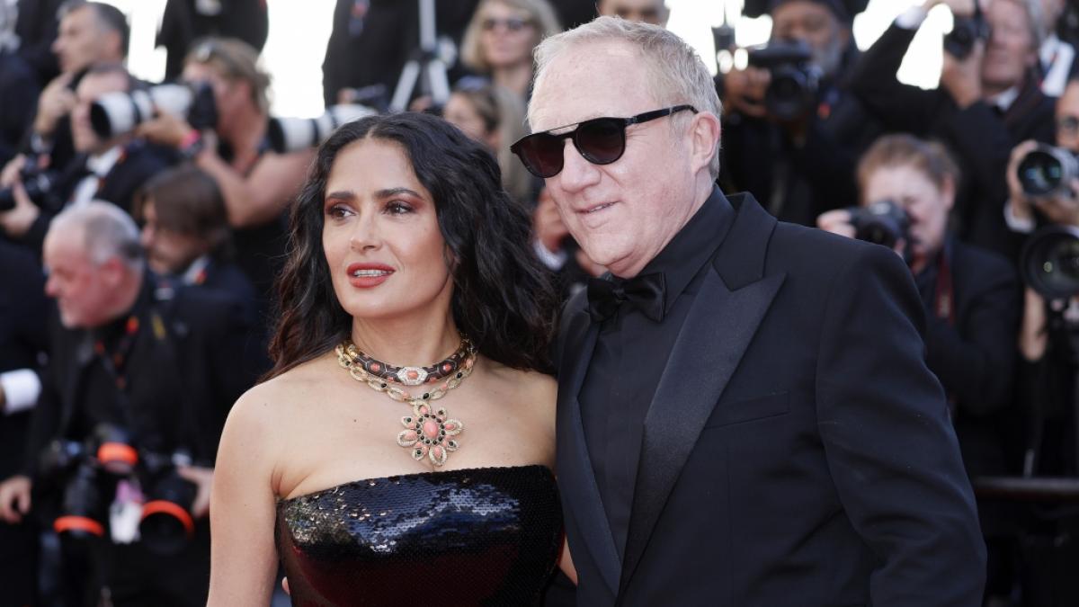 Salma Hayek und ihr Mann Francois-Henri Pinault. (Foto)
