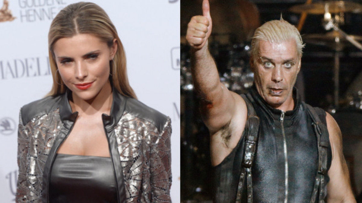 Sophia Thomalla und Rammstein-Rocker Till Lindemann. (Foto)