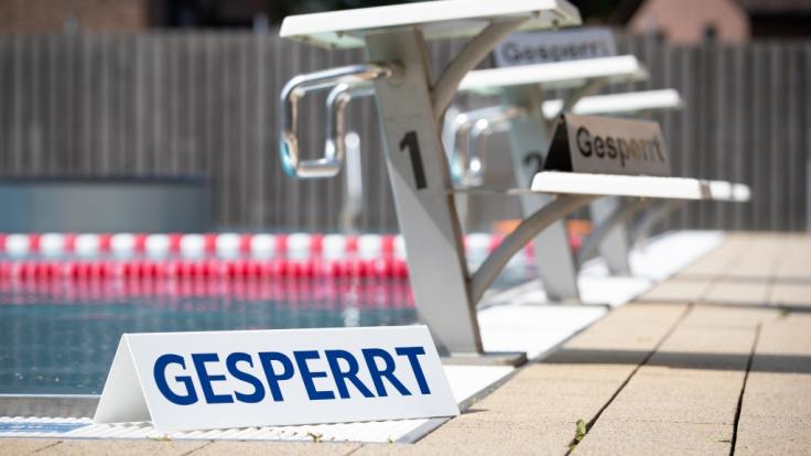 Das Freibad in Borgholzhausen (Nordrhein-Westfalen) musste aufgrund von Wasserknappheit vorübergehend geschlossen werden.