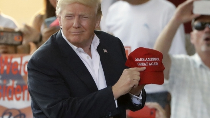 Donald Trump während seines Auftritts in Florida.