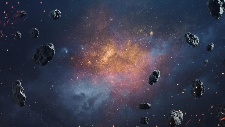 In dieser Wochen schrammen mehrere Asteroiden sehr nah an der Erde vorbei.