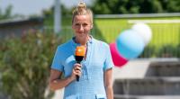 Andrea Kiewel fordert ihre Promi-Gäste im 