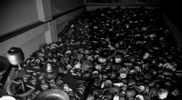 Kochgeschirr im Museum Auschwitz.