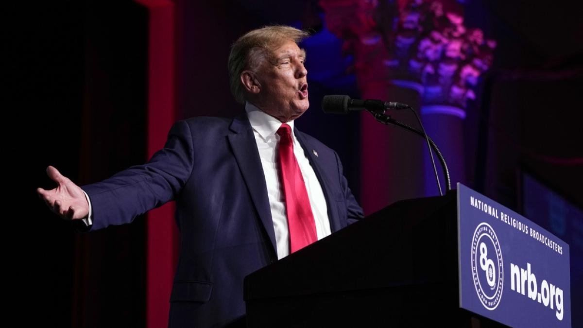 Donald Trump buhlte in Nashville um die Gunst religi&ouml;ser W&auml;hler und W&auml;hlerinnen. (Foto)