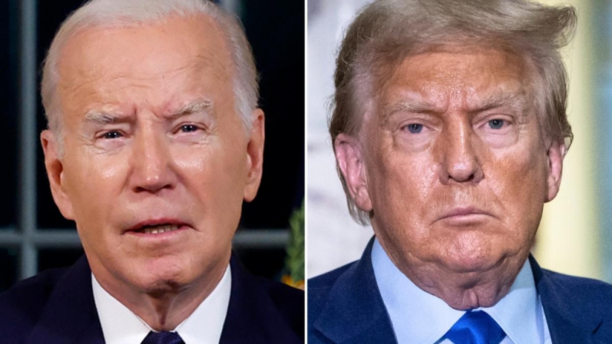 Joe Biden und Donald Trump treffen Ende Juni in einem ersten TV-Duell vor den US-Pr&auml;sidentschaftswahlen im November 2024 aufeinander. (Foto)