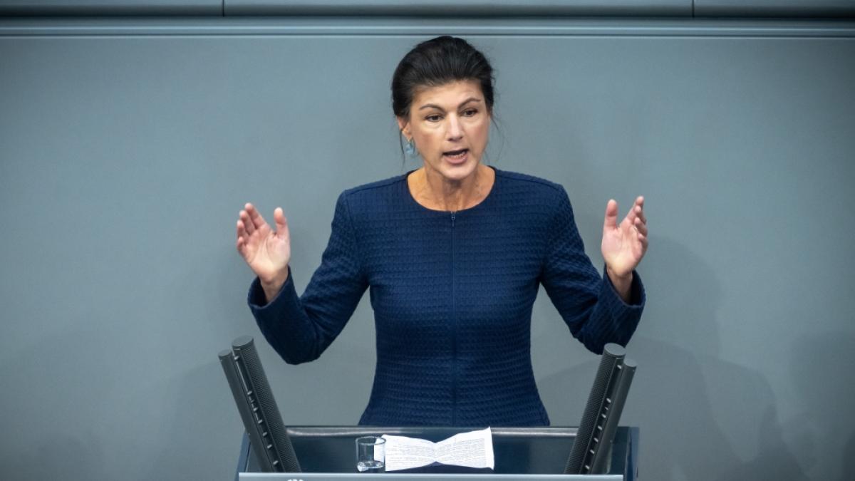 Sahra Wagenknecht attackiert die Bundesregierung. (Foto)