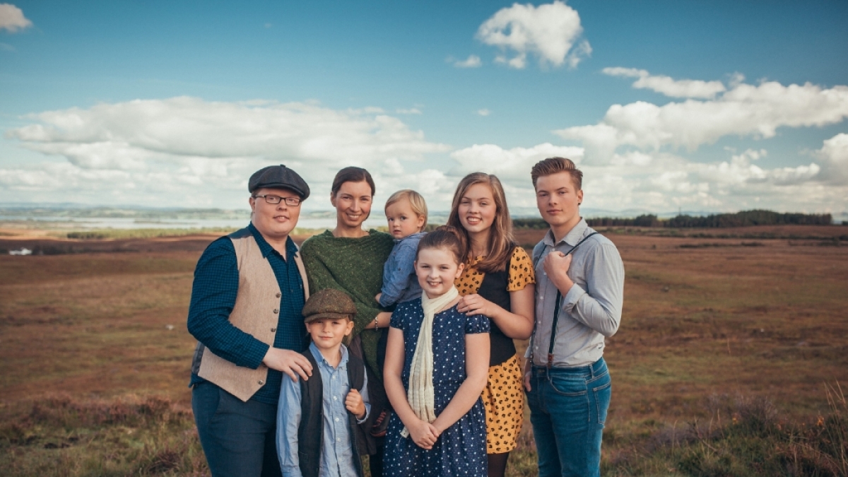 Angelo Kelly und seine Familie (Foto)