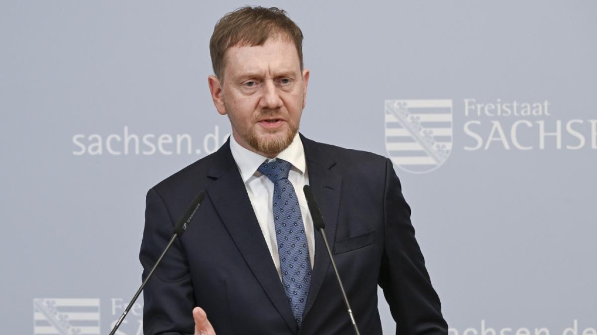 Sachsens Ministerpr&auml;sident Michael Kretschmer (Archivbild) (Foto)