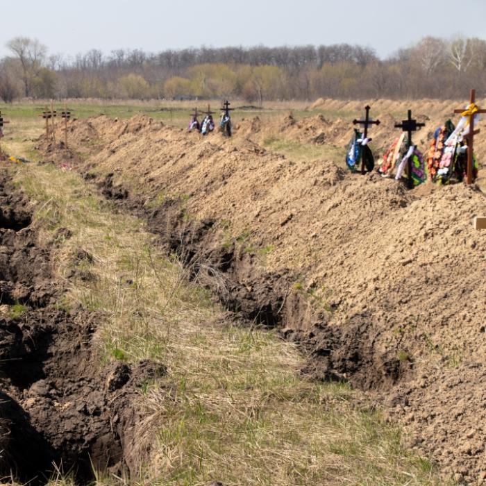 Schockierende Drohnenaufnahmen offenbaren Putins Blutspur