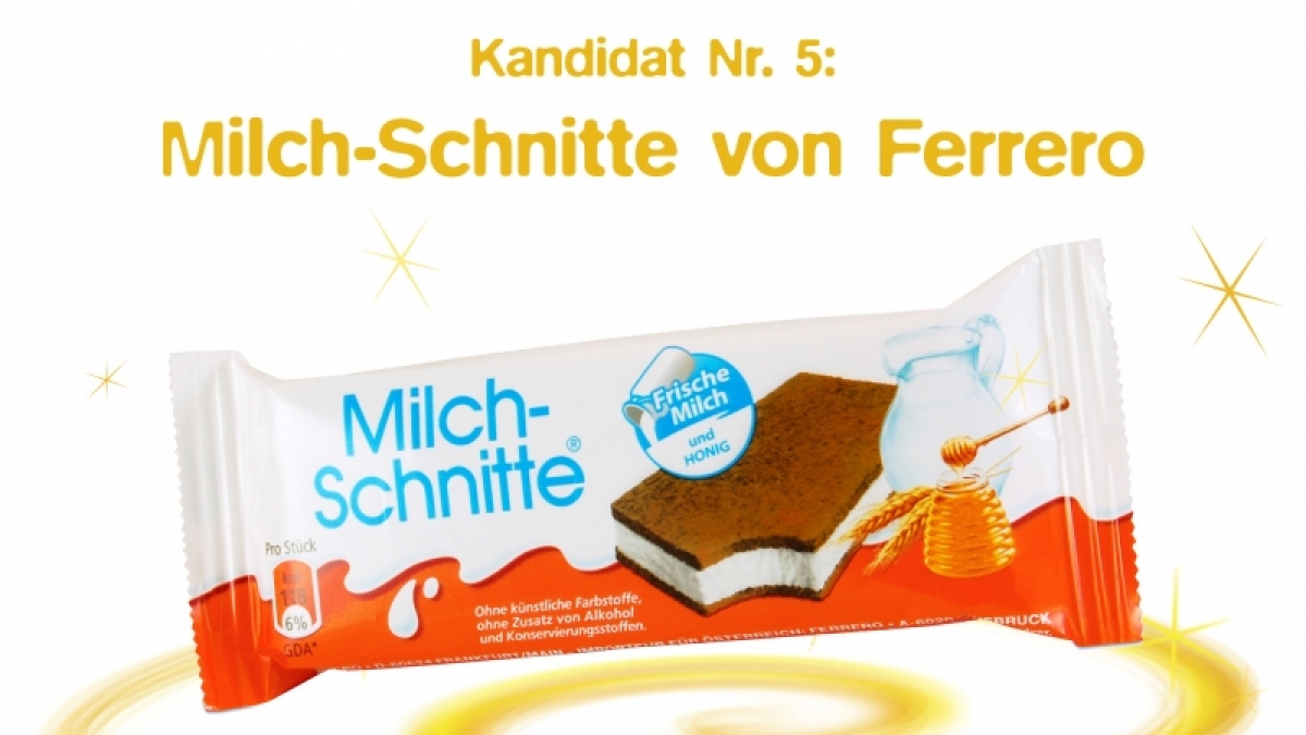 Setzte sich durch:Die Milch-Schnitte bekommt den Goldenen Windbeutel f&uuml;r die dreisteste Werbel&uuml;ge. (Foto)