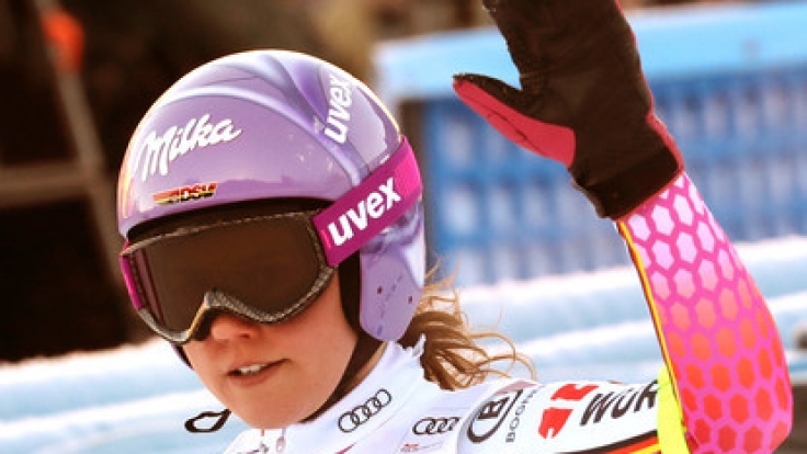 Viktoria Rebensburg war die einzige deutsche Starterin am Kronplatz.