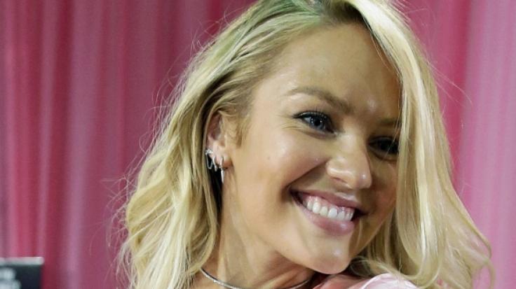 Candice Swanepoel Backstage bei der