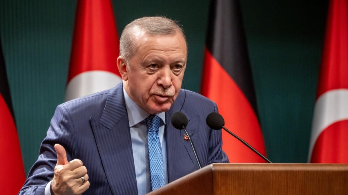 Der t&uuml;rkische Pr&auml;sident Recep Tayyip Erdogan droht Israel. (Foto)
