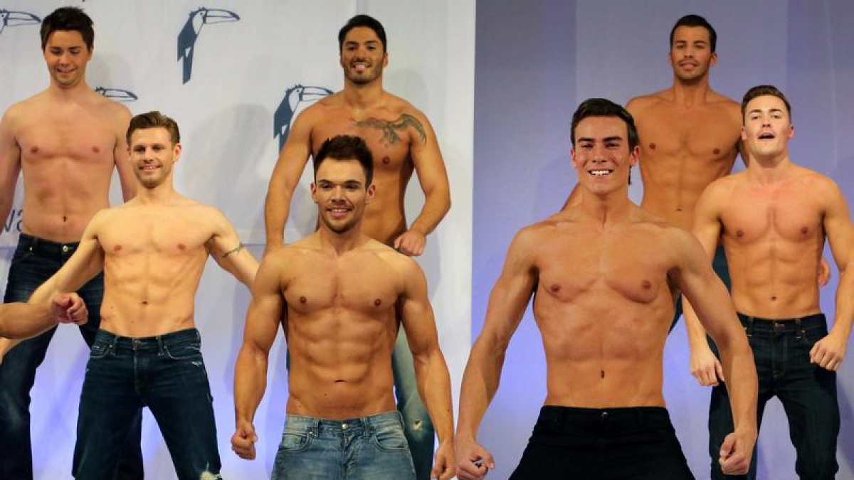 Schöne Männer so weit das Auge reicht: Bei der Wahl zum «Mister Germany» 2013 treten 17 Prachtkerle gegeneinander an. (Foto)