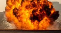 Ein russischer Mehrfachraketenwerfer ging bei einem Ukraine-Angriff in Flammen auf.