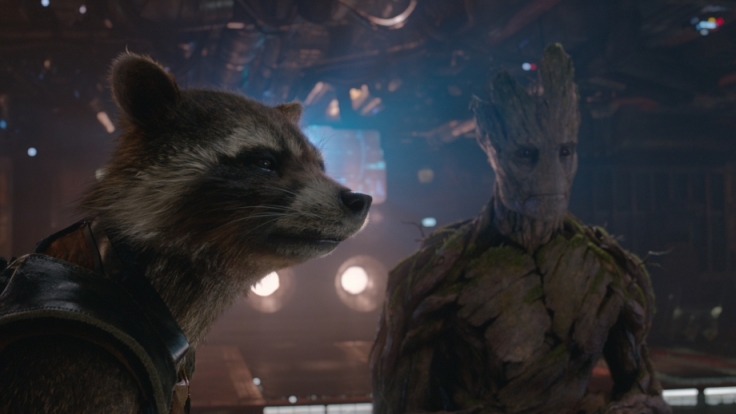 Die beiden Stars des Films: Rocket und Groot.