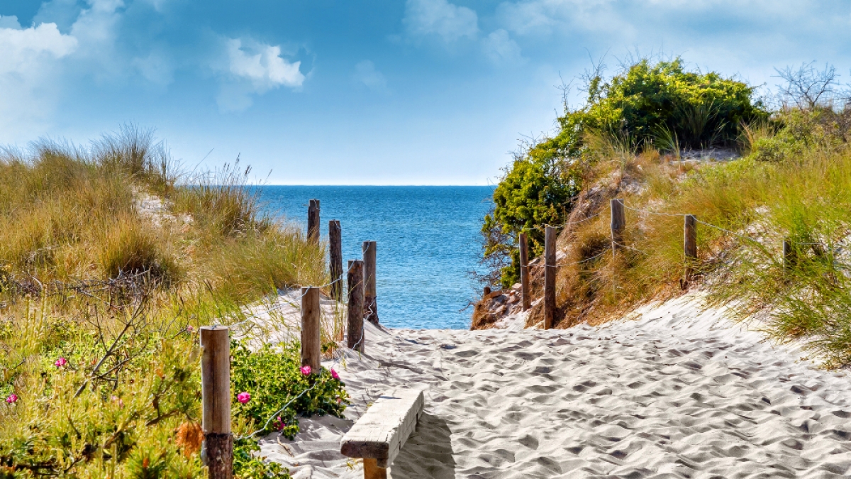 Bei sonnigem Wetter f&uuml;hlt man sich am Strand am wohlsten. (Foto)
