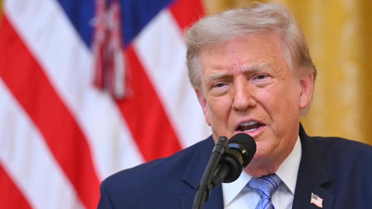 Donald Trump hat eine K&ouml;rpersprache-Expertin mit seiner j&uuml;ngsten Rede an die Nation verbl&uuml;fft. (Foto)