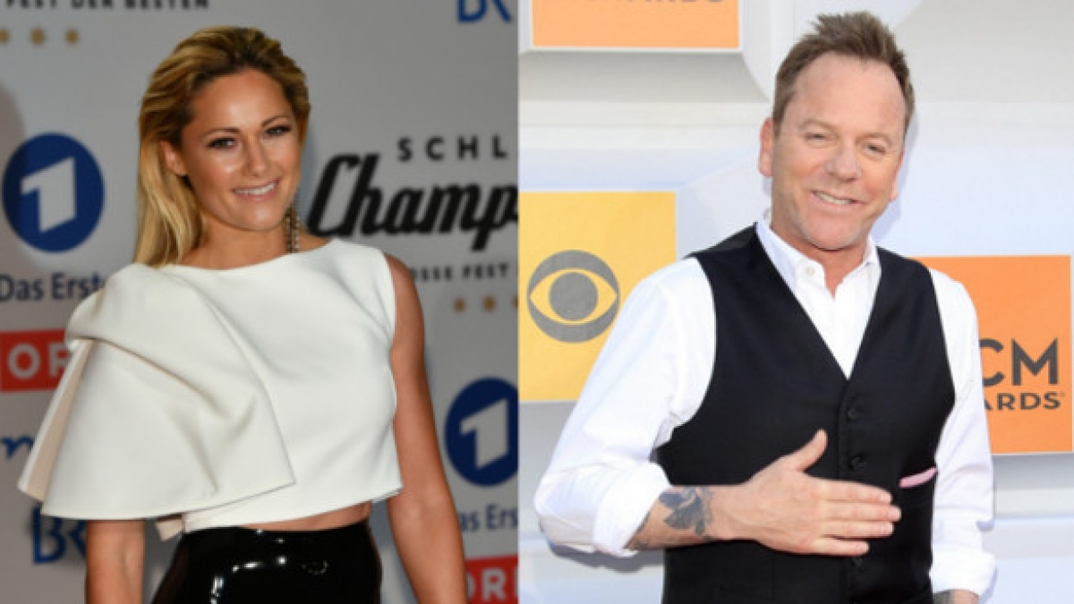 US-Schauspieler und Musiker Kiefer Sutherland hat Helene Fischer in die USA eingeladen. (Foto)