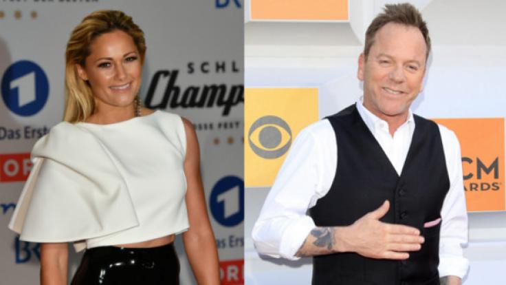 US-Schauspieler und Musiker Kiefer Sutherland hat Helene Fischer in die USA eingeladen.