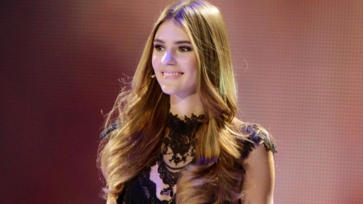 Stefanie Giesinger beim Finale von "Germany's Next Topmodel" 2014. (Foto)