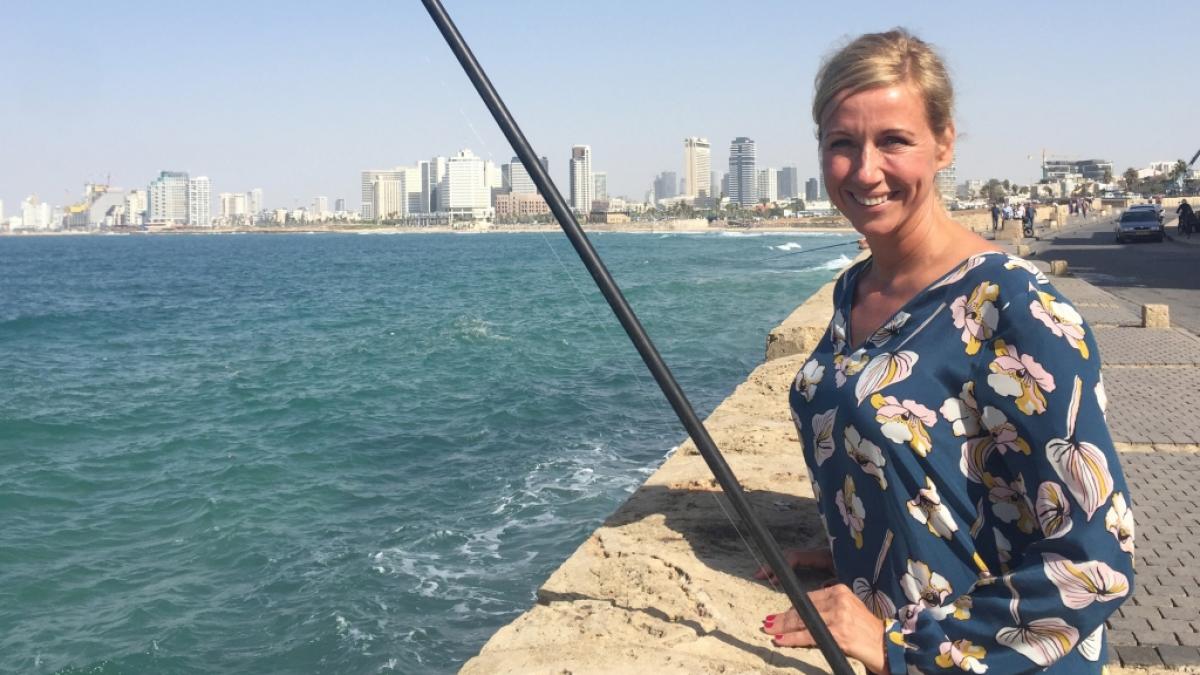 Andrea Kiewel reist regelm&auml;&szlig;ig nach Tel Aviv (Israel), lernt dort neue abergl&auml;ubische Rituale kennen. (Foto)