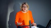 Svenja Schulze forderte dazu auf, weniger Fleisch zu essen.