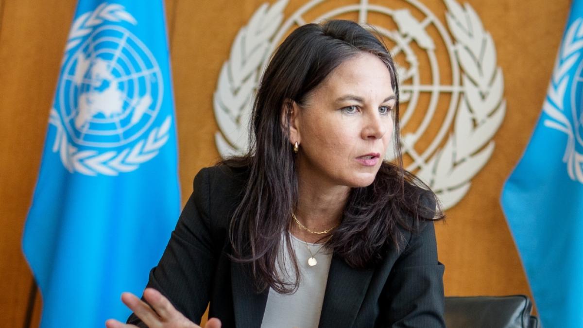 Annalena Baerbock ger&auml;t aktuell bei der UN unter Beschuss. (Foto)