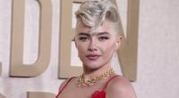 Florence Pugh bei den Golden Globes 2024.