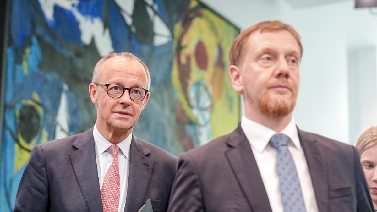 Michael Kretschmer hat gegen Kanzler Merz ausgeteilt. (Foto)