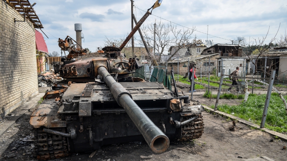 Bilder von zerst&ouml;rten russischen Panzern im Ukraine-Krieg fluten das Netz aktuell. (Foto)