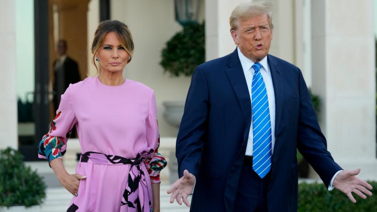 Melania Trump hatte offenbar keine Lust auf die Wahlkampf-Veranstaltung ihres Mannes. (Foto)