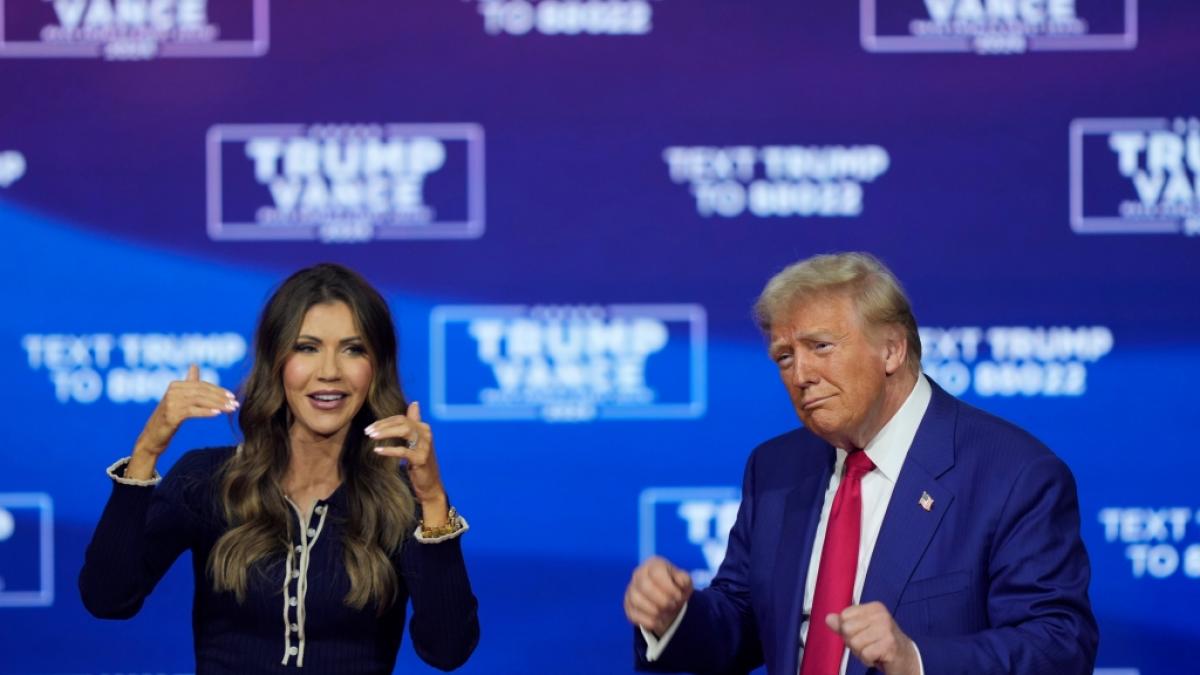 Trump hat sich von Kristi Noem getrennt. (Foto)