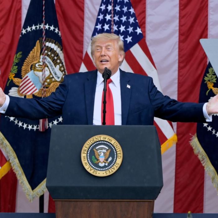 Absagen bei Jubiläumsevent - US-Präsident will sich selbst zum Star machen