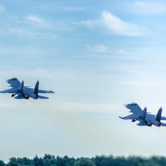 Schock-Szenen nahe Litauen und Lettland! Nato-Flieger fangen Kreml-Kampfjets ab