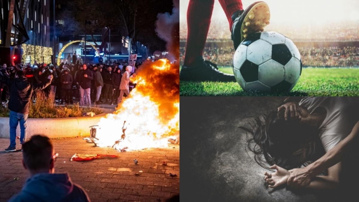 News des Tages am 20.11.2021 mit Schlagzeilen zu gewaltsamen Corona-Protesten in Rotterdam, Fu&szlig;baller (17) erschossen, M&auml;dchen hundertfach vergewaltigt. (Foto)