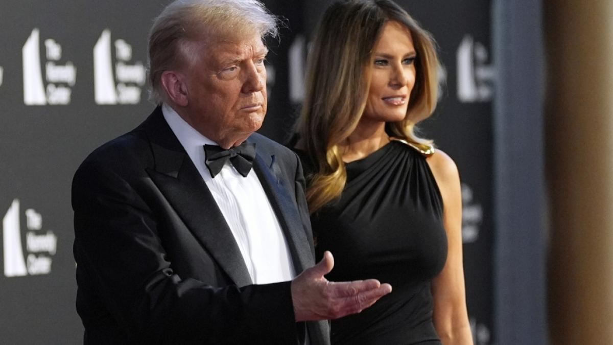 Donald Trump reiste ohne seine Ehefrau Melania zum Nato-Gipfel. (Foto)