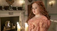 Nicola Coughlan in ihrer Rolle als Penelope Featherington in 